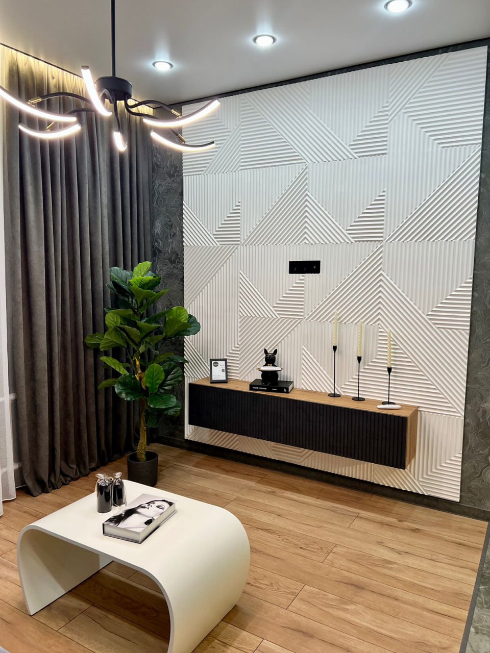 Декоративные 3D панели из гипса